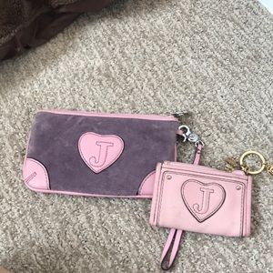 Juicy clutch and wallet